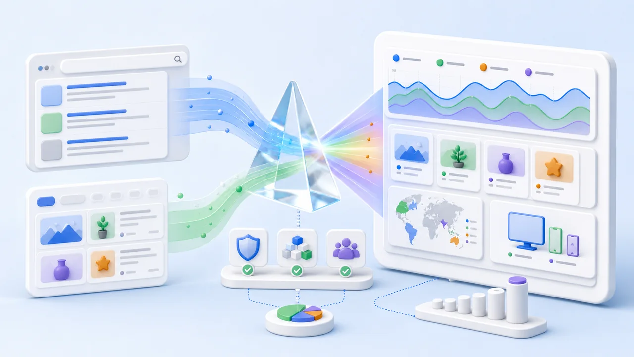 Анализ показов сайта в AI Overviews, AI Mode и генеративных функциях Discover
