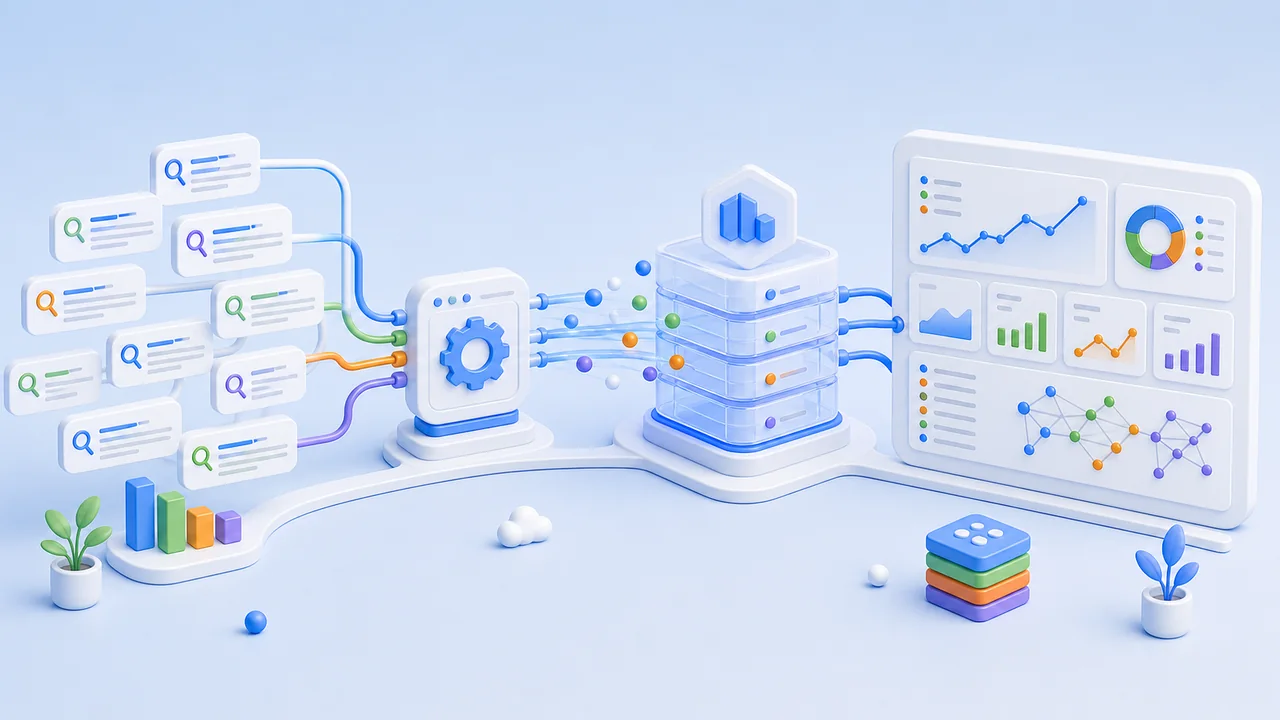 Поток SEO-данных из Google Search Console API и bulk export в BigQuery