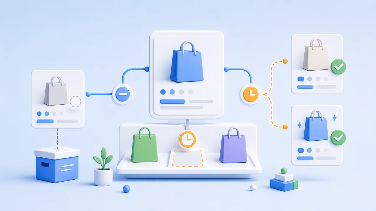 Схема работы с временно отсутствующим товаром в интернет-магазине